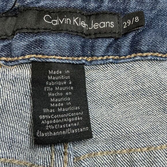 Calvin Klein Dark Wash Lean Boot Bootcut Jeans Size 29 | 8 - Picture 7 of 8